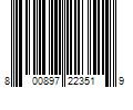 Barcode Image for UPC code 800897223519. Product Name: NYX Pride Ultimate Eye Paint in Fly The Flag at Nordstrom Rack
