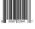 Barcode Image for UPC code 800897225407. Product Name: NYX Ultimate Glow Shots Liquid Eyeshadow in Golden Goji at Nordstrom Rack