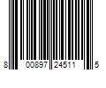 Barcode Image for UPC code 800897245115. Product Name: Nyx Professional Makeup Vivid Rich Retractable Eyeliner - Spicy Pearl