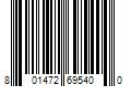 Barcode Image for UPC code 801472695400