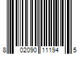 Barcode Image for UPC code 802090111945. Product Name: Ttan Titan Tools 11194 Mini Magnetic Parts Tray