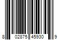 Barcode Image for UPC code 802875459309. Product Name: Men's Hurley Heathered Black Sonic H2O-Dri Phantom Flex Hat - Heathered Black