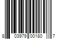 Barcode Image for UPC code 803979001807. Product Name: BLUE ORANGE USA Blue OrangeÃ¢?Â¢ Zimbbos!Ã¢?Â¢ Counting Stacking Game for Kids