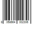 Barcode Image for UPC code 8058664002306