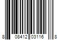 Barcode Image for UPC code 808412031168. Product Name: Evergreen 44.5"H Solar Rain Gauge Garden Stake, Blue
