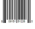 Barcode Image for UPC code 809151512260. Product Name: Nuvo Sparkling Vodka Liqueur