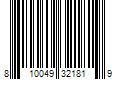 Barcode Image for UPC code 810049321819. Product Name: about-face Limited Edition Fractal Glitter Brow Gel Eclipsed