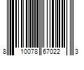 Barcode Image for UPC code 810078670223