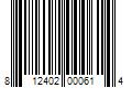 Barcode Image for UPC code 812402000614. Product Name: Yeowww! Yeowww Heart Cat Toy Stuffed with Organically Grown Catnip A