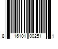 Barcode Image for UPC code 816101002511. Product Name: Rubberific 16-in L x 16-in W x 0.75-in H Square Red Rubber Paver | LRPVRD60