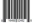 Barcode Image for UPC code 816458024525. Product Name: Chefman Immersion Blender, 2 Speeds, Stainless Steel Blades, Black, 300-Watt