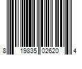 Barcode Image for UPC code 819835026204. Product Name: Blush Novelties Anal Adventure Circuit Plug Black
