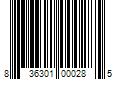 Barcode Image for UPC code 836301000285. Product Name: EnviroCare Technologies EnviroCare Replacement HEPA Filtration Vacuum Cleaner Dust Bags for Riccar Vibrance Type A R-Series  2000  4000  Simplicity 5000  6000 6 Pack