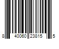 Barcode Image for UPC code 840060238155. Product Name: Jay at Play International Hong Kong Limited Lullabrites Plush Animals Purple Unicorn