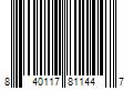 Barcode Image for UPC code 840117811447. Product Name: amika Perk Up Ultra Oil Control Dry Shampoo 5.3 oz / 250 ml