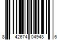 Barcode Image for UPC code 842674049486. Product Name: Hampton Bay 50 Lumen Black LED Outdoor Solar Metal Spotlight