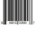Barcode Image for UPC code 848618005907. Product Name: FHI Heat FHI UNbrush Detangling Hair Brush - Grey