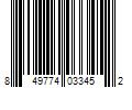 Barcode Image for UPC code 849774033452