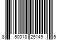 Barcode Image for UPC code 850018251495. Product Name: LV3 Professional Rubber Neck Cutting Cape