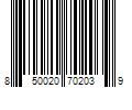 Barcode Image for UPC code 850020702039. Product Name: SellerX Fourteen GmbH Big Fudge Crystal Clear Vinyl Record Outer Sleeves 7 inch 100-Pack