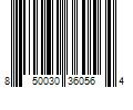 Barcode Image for UPC code 850030360564. Product Name: Lume Natural Deodorant - Underarms and Private Parts - Aluminum-Free  Baking Soda-Free  Hypoallergenic  and Safe For Sensitive Skin - 2.2 Ounce Cream Stick (Peony Rose)