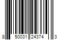 Barcode Image for UPC code 850031243743. Product Name: RA Cosmetics 100% Natural Soap Bar  Carrot & Honey