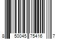 Barcode Image for UPC code 850045754167. Product Name: Kopari Marine Clean Purifying Gel Cleanser