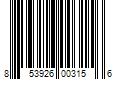 Barcode Image for UPC code 853926003156