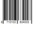 Barcode Image for UPC code 8710103634003