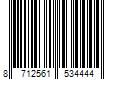 Barcode Image for UPC code 8712561534444. Product Name: Rexona Men Invisible for Black & Whites Spray Deodorant -150ml