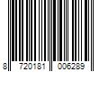Barcode Image for UPC code 8720181006289. Product Name: Persil Non-Bio Laundry Washing Liquid Detergent - 648ml
