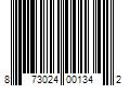 Barcode Image for UPC code 873024001342. Product Name: Ener-C Vitamin C Drink Mix  Sugar Free  Lemon Ginger  1 000 mg  30 Packets
