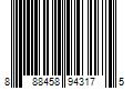 Barcode Image for UPC code 888458943175. Product Name: Columbia Techsun Vent Water Shoe - Boys' Dark Grey/Warning Yellow, 1.0