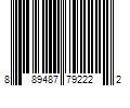 Barcode Image for UPC code 889487792222. Product Name: No Boundaries Women s Platform Footbed Sandal