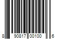 Barcode Image for UPC code 890817001006. Product Name: Peteys Bing Black Energy Drink  Made with Blackberry Juice  12 fl oz.