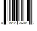 Barcode Image for UPC code 899484002897