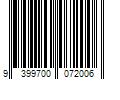 Barcode Image for UPC code 9399700072006