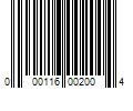 Barcode Image for UPC code 000116002004. Product Name: Seachem pH Alert Sensor for Freshwater  1 Count
