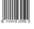 Barcode Image for UPC code 0012000230592. Product Name: Pepsi-Cola US bubly burst Sparkling Water Beverage  Cherry Lemonade  16.9 fl oz Bottle