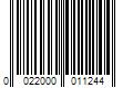 Barcode Image for UPC code 0022000011244