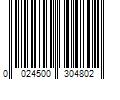 Barcode Image for UPC code 0024500304802. Product Name: Up & Up Triple Blade Replacement Cartridges 4 Count