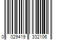 Barcode Image for UPC code 0029419332106. Product Name: Vollrath 8064410 Clear 1/6 Size x 4 D Low Temp Food Pan
