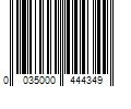 Barcode Image for UPC code 0035000444349. Product Name: Colgate Palmolive Colgate Baking Soda & Peroxide Whitening with Frosty Mint Stripe  Bonus tube 60% Free  4 oz