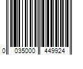 Barcode Image for UPC code 0035000449924. Product Name: Colgate Kids Battery Powered Toothbrush, Blaze And The Monster Machines (Colours Vary)