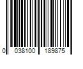 Barcode Image for UPC code 0038100189875