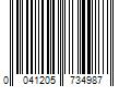 Barcode Image for UPC code 0041205734987