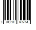 Barcode Image for UPC code 0041500805054. Product Name: Frank's RedHot Original Hot Sauce