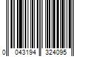 Barcode Image for UPC code 0043194324095. Product Name: Scunci Elevated Basics Bobby Pins  25 Brown and 25 Black - 50 Count