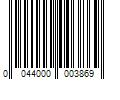Barcode Image for UPC code 0044000003869