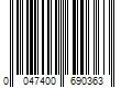 Barcode Image for UPC code 0047400690363. Product Name: Procter & Gamble Gillette Dry Spray Antiperspirant and Deodorant for Men Arctic Ice 4.3 oz